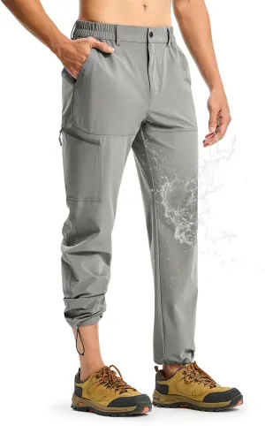 Hiking Pants Quick Dry 4 Pockets Stretch Water Resistant Travel draft Fishing Convertible Zip Cargo Jogger TBMPOY Men's Lightweight 