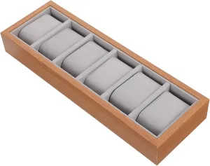 Holder for tourism Personal Corporate Use Durable Practical Design for present Packaging Travel Storage Wooden Watch Display Organizer Elegant Jewelry Showcase 