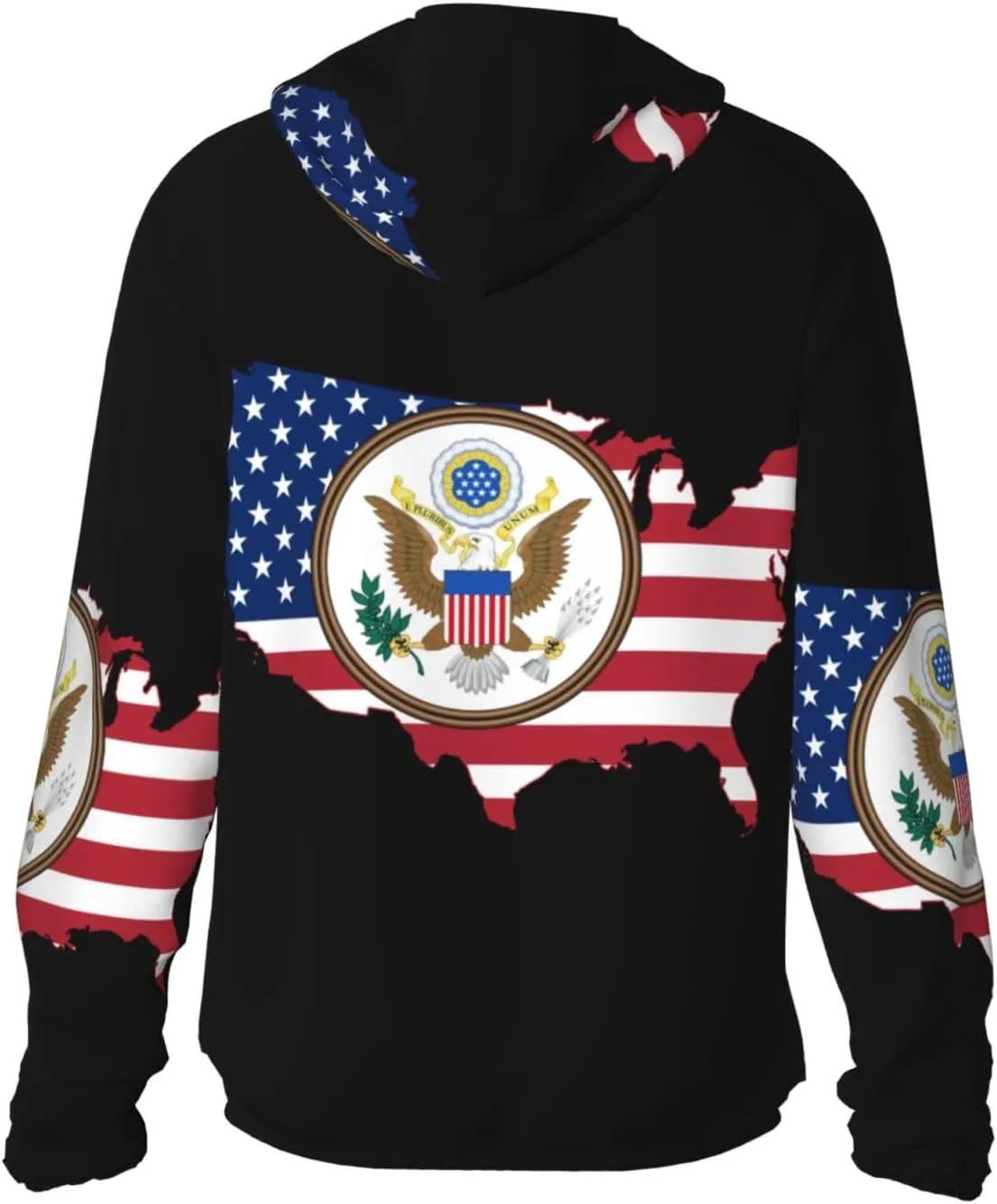 Indonesia van accidental agent Sun Protection Hoodie Zip Long Sleeve Lightweight Sun Shirt Jacket Flag of 