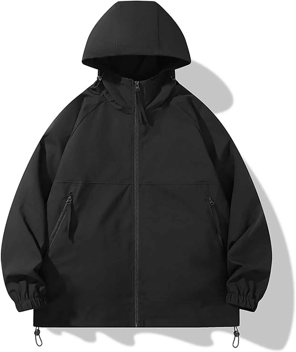 Jacket Waterproof Hooded Lightweight Breathable Active Outdoor Raincoat for Outdoor deficient Cycling Hiking Running Men's Rain 