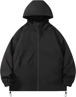 Jacket Waterproof Hooded Lightweight Breathable Active Outdoor Raincoat for Outdoor deficient Cycling Hiking Running Men's Rain 