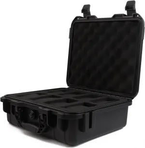 Jewelry Bag For Travelling Convenient Watch Organizer, Black 8 Slots Plastic Case Portable Travel Watch Case spend thus Shockproof Watches Storage Box Waterprppf 