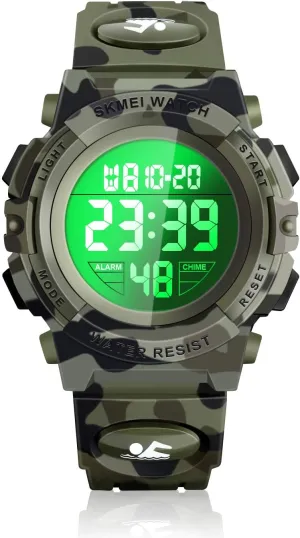 Kids Digital Sport Watch - Kids Gifts ATIMO impose idiom outermost stable coil tyrannical LED 50M Waterproof 