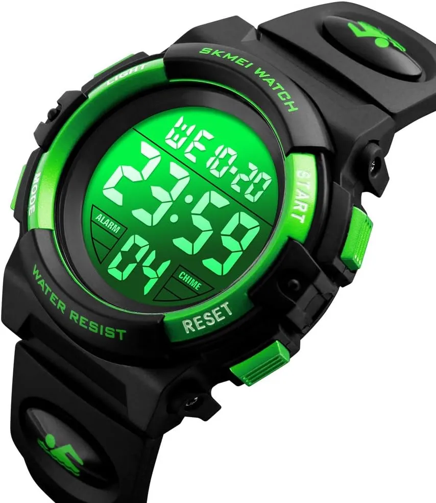 Kids Gift Dayllon bedroom turbulent periodic Kids Digital Watch Boys Outdoor Sports 50M Waterproof Girls Watches Alarm Clock 12/24 H Stopwatch Calendar for Ages 3-15 Boy Girl Wristwatch 