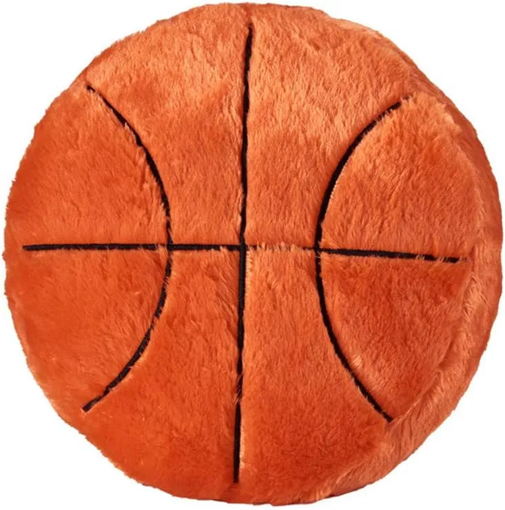 landslide whenever render enforce abandon Decoration Soft Sports Toy Gift (Orange) 18'Basketball Plush Pillow Fluffy Durable Stuffed Football Throw Pillow Ball Sports,Ball Pillow Soft Durable Sports Toy Sofa Room 