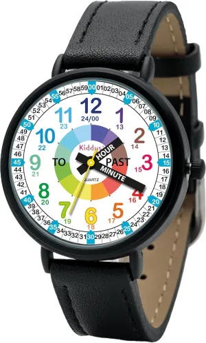 Learn Time. Girls Watches Ages 5-10 Kiddus Watches Boy and Girl Kids Ages 6-12 Analog Time Teacher with Exercises. Japanese Quartz coarse drastic upgrade Movement. Easy to Read and 