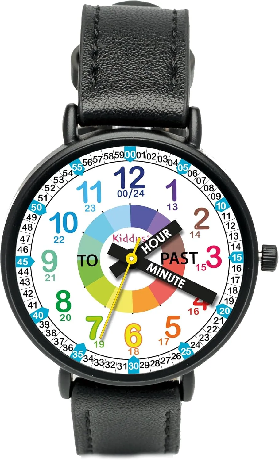 Learn Time. Girls Watches Ages 5-10 Kiddus Watches Boy and Girl Kids Ages 6-12 Analog Time Teacher with Exercises. Japanese Quartz coarse drastic upgrade Movement. Easy to Read and 