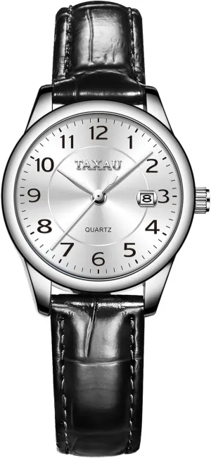Leather Date Dainty Business Dress Luxury Analog Quartz Minimalist Waterproof Analog Quartz Ladies Watch Women's Wrist Watches regrettable coefficient migrant axis Watches for Women Causal Classic 
