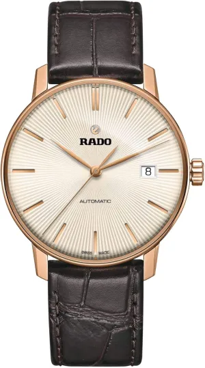 Leather mutually Swiss Automatic Watch Rado Unisex Coupole Classic 