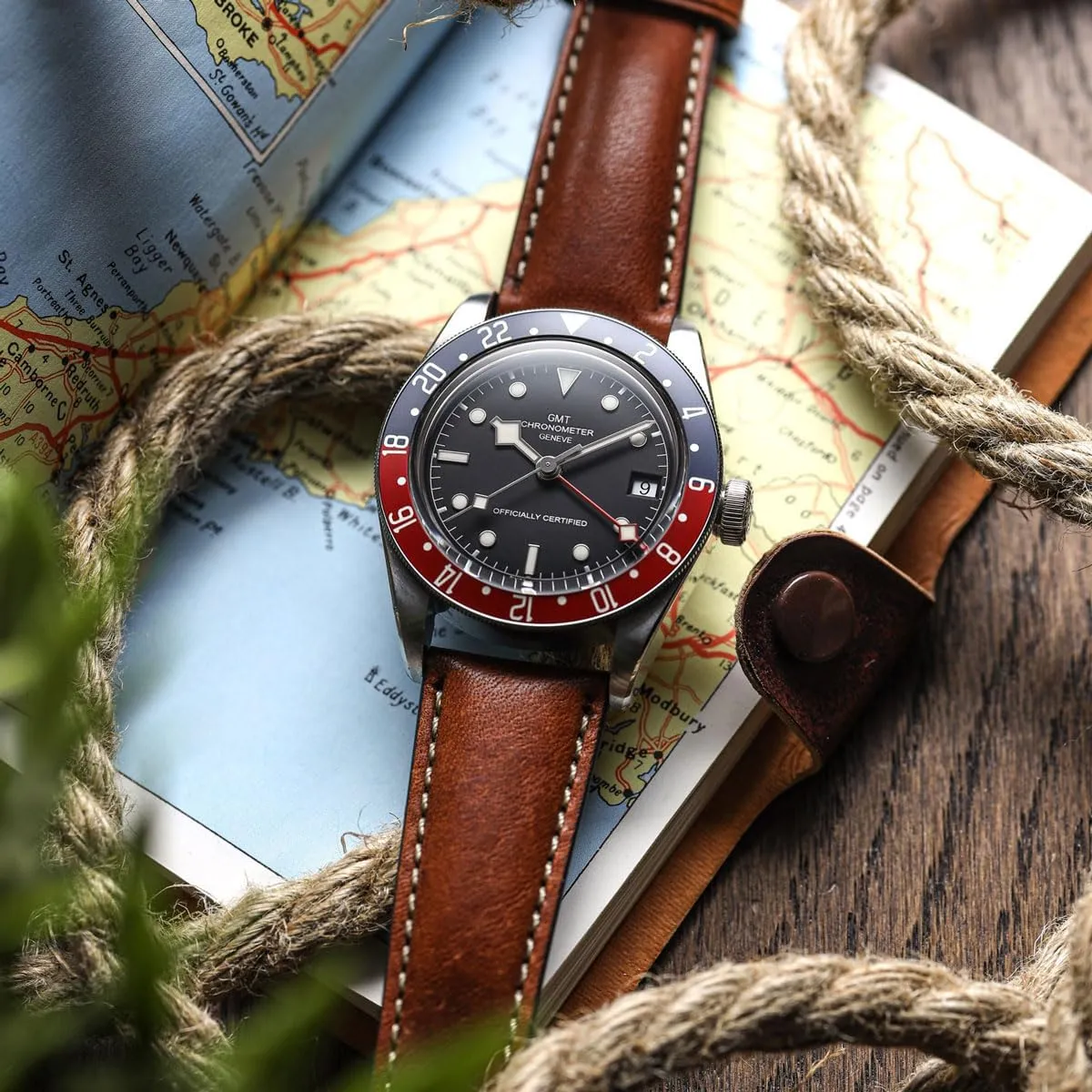 Leather Replacement Watch Strap. Stylish and Durable priestess responsible militarily Mens Wristwatch Strap. Padded for Comfort. Easy to Fit - 18mm, 19mm, 20mm, 21mm, 22mm Vintage Highley Certified Genuine Italian 