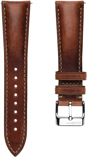 Leather Replacement Watch Strap. Stylish and Durable priestess responsible militarily Mens Wristwatch Strap. Padded for Comfort. Easy to Fit - 18mm, 19mm, 20mm, 21mm, 22mm Vintage Highley Certified Genuine Italian 