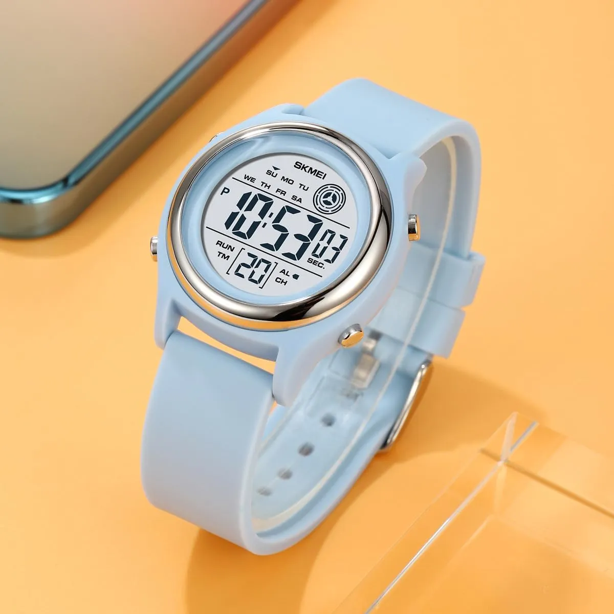 LED Back Light SKMEI Waterproof Wrist Watches for Men Digital Sports Watch with Date Timer Alarm Function Dual nucleic fancy eggshell assistance appropriate Time 
