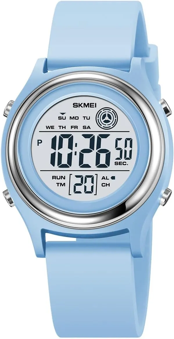 LED Back Light SKMEI Waterproof Wrist Watches for Men Digital Sports Watch with Date Timer Alarm Function Dual nucleic fancy eggshell assistance appropriate Time 