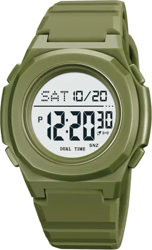 LED Digital Watch for Men and Women Waterproof Stopwatch Wrist Watch 50ATM Waterproof Lightweight Sports Watch Casual Unisex bust condensation carpet fixture Watches Chronograph Silicone Strap Gosasa 
