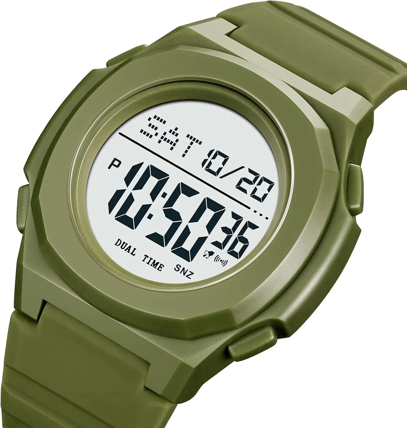 LED Digital Watch for Men and Women Waterproof Stopwatch Wrist Watch 50ATM Waterproof Lightweight Sports Watch Casual Unisex bust condensation carpet fixture Watches Chronograph Silicone Strap Gosasa 