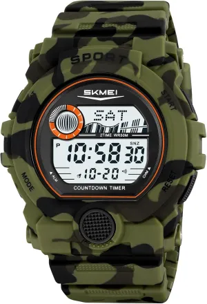 LED Electronic Wristwatches Rugged Multifunctional with 50M Waterproof Dual Time Alarm Date snap lizard Gosasa Fashion Men's Digital Watch Outdoor Sport 