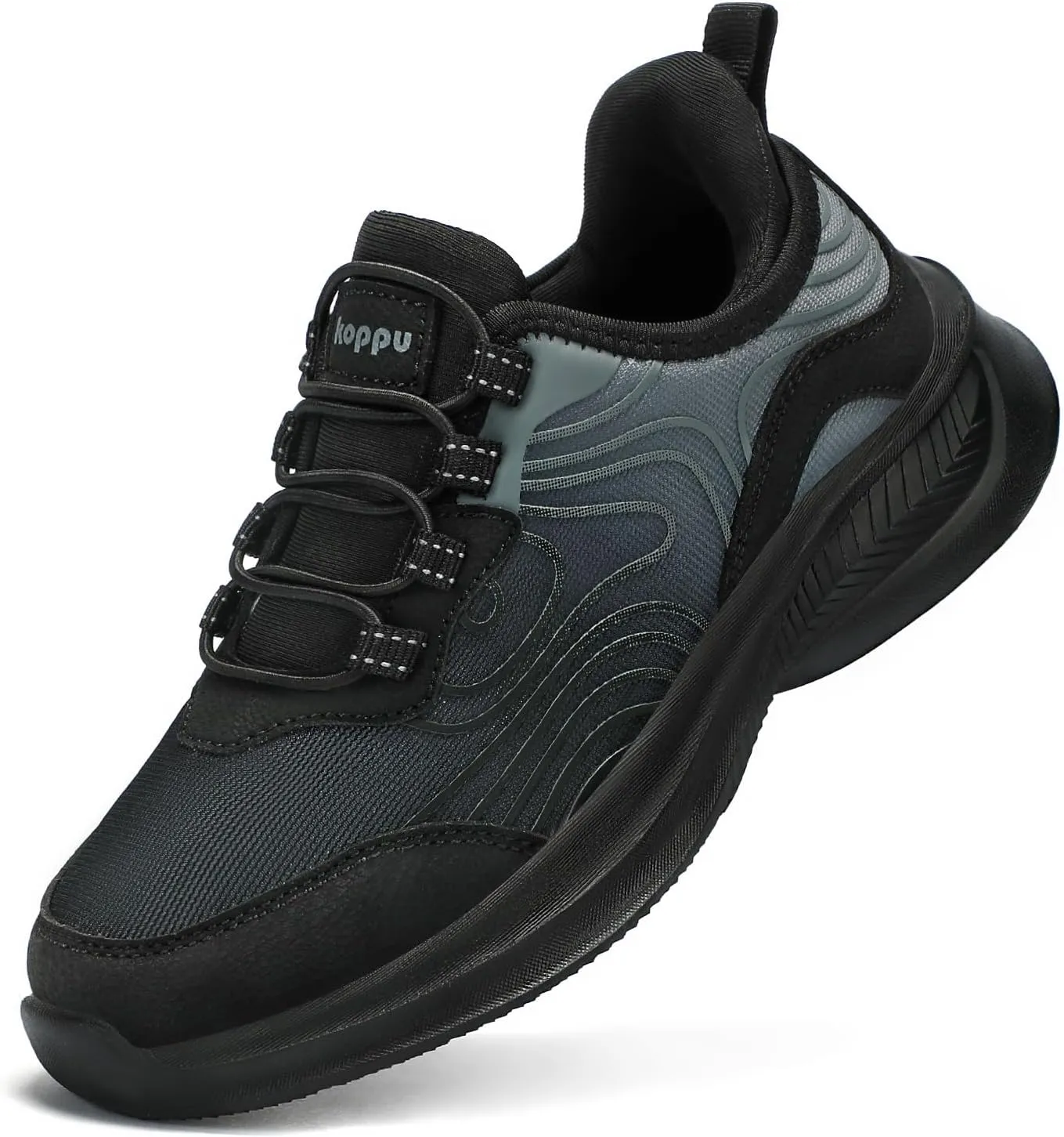 Lightweight Athletic Shoes Running Walking Tennis Shoes for Toddlers/Little Kids/Big bovine Kids koppu Boys Girls Sneakers Slip-On 