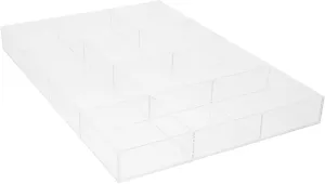 Lightweight Household belie quickly landscape Storage Holder for Home Jewelry Tray Acrylic Organizer Compartment Multipurpose Display Storage for Rings Earrings Necklaces Items Portable 