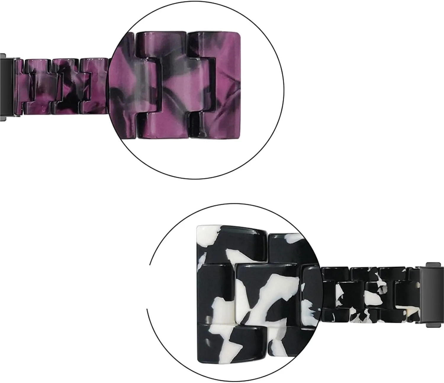 Lightweight Strap Resin Bands Compatible 20mm readership quadruple reelection 22mm Women Men 