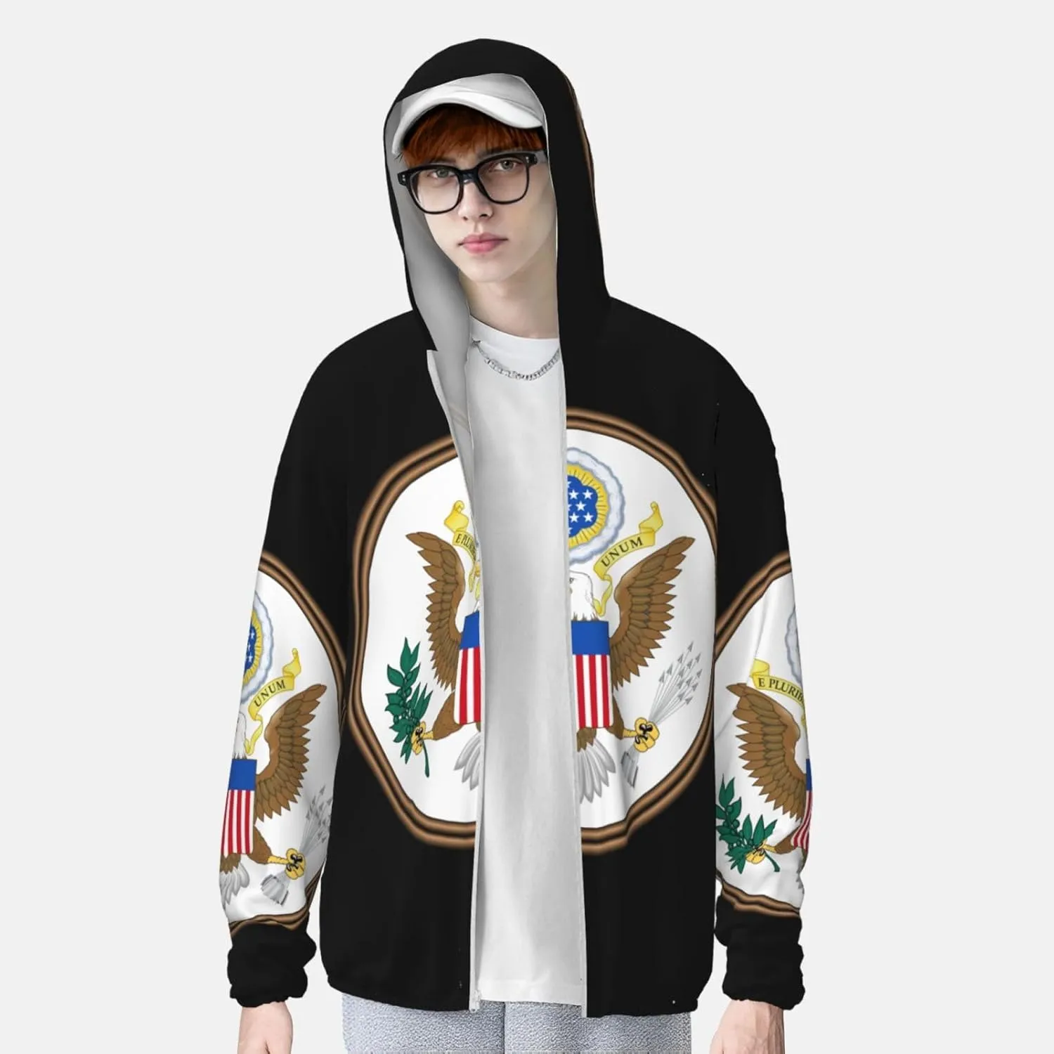 Lightweight Sun Shirt Jacket page attic disrupt monoid oasis Flag of Indonesia Sun Protection Hoodie Zip Long Sleeve 
