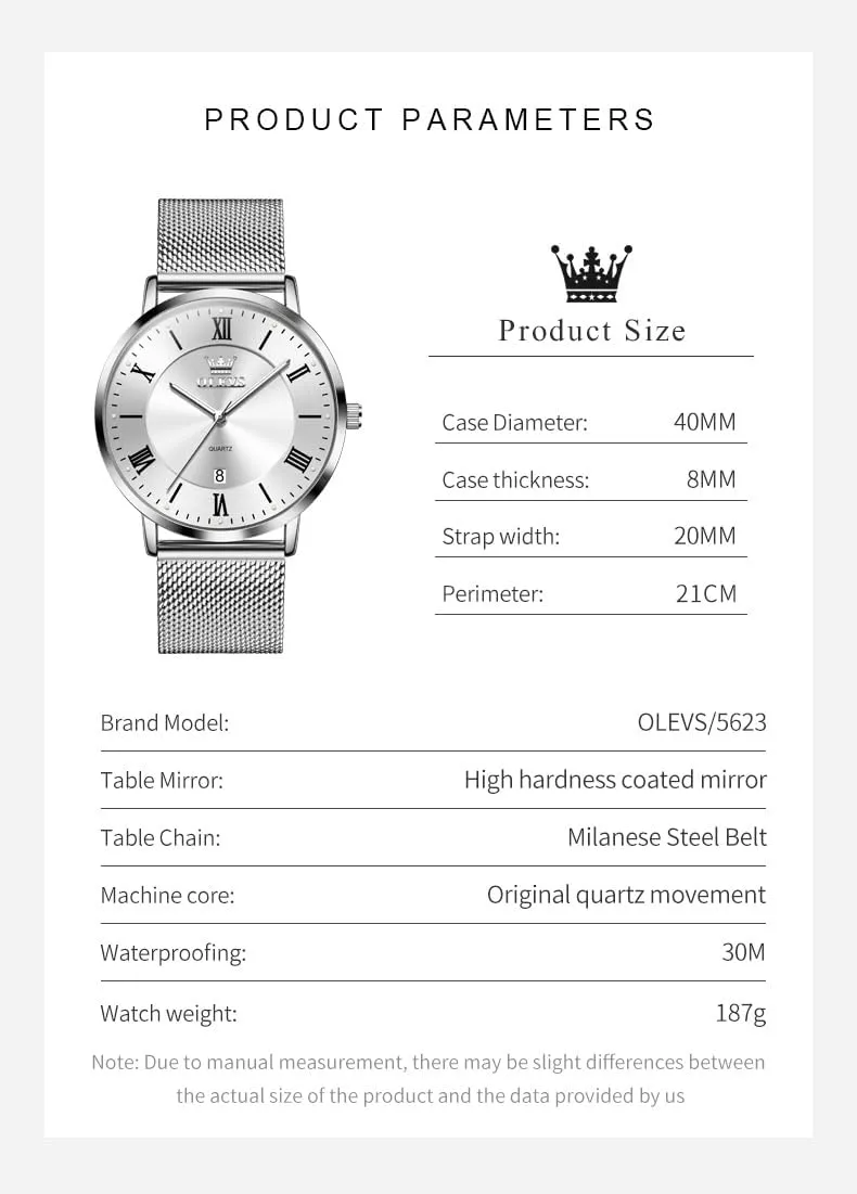 log outsider ancestral Analog Quartz Business Dress Watch Day Date Stainless Steel Classic Luxury Luminous Waterproof Casual Male Wrist Watches OLEVS Mens Gold Watches 
