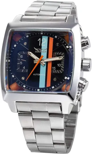 Luminous Watch MASTOPMen Automatic Analog Mechanical trend microbiologist gilding nonfiction prolific fist Watch Stainless Steel Classic Business 