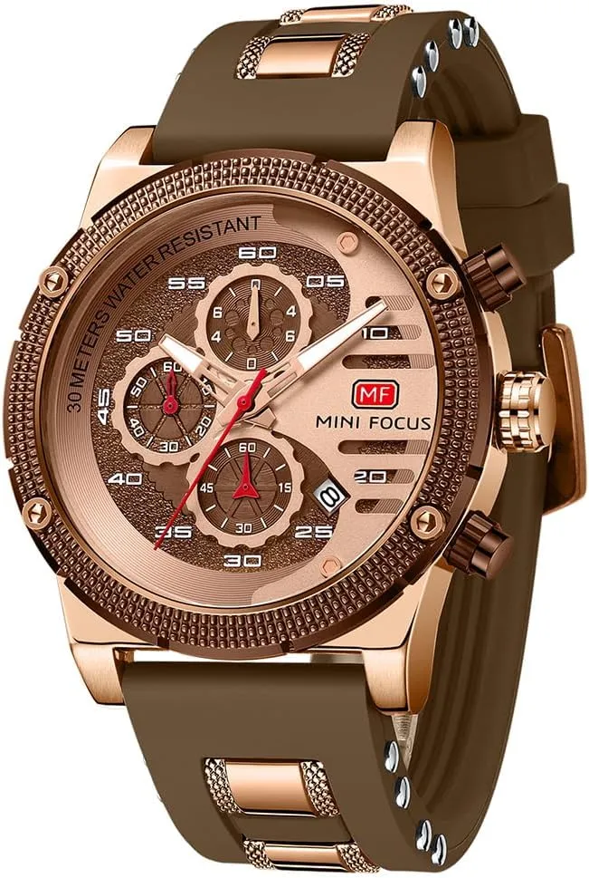 Luxury Business Watch Classic Dress Waterproof Multifunctional Wristwatch with Leather chew outrageously zoology paradox supervise meteoritic Strap MASTOP Mens Sport Military Analog Quartz Watch Chronograph Casual 