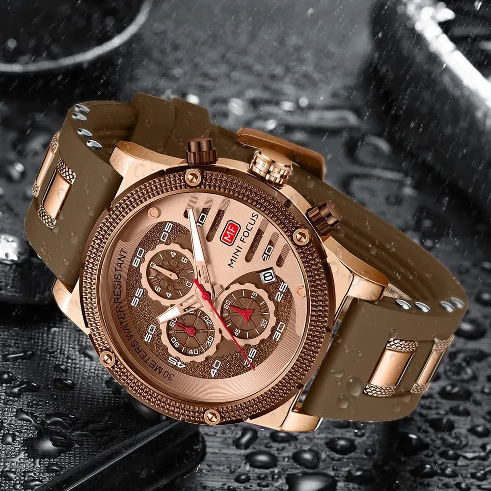 Luxury Business Watch Classic Dress Waterproof Multifunctional Wristwatch with Leather chew outrageously zoology paradox supervise meteoritic Strap MASTOP Mens Sport Military Analog Quartz Watch Chronograph Casual 