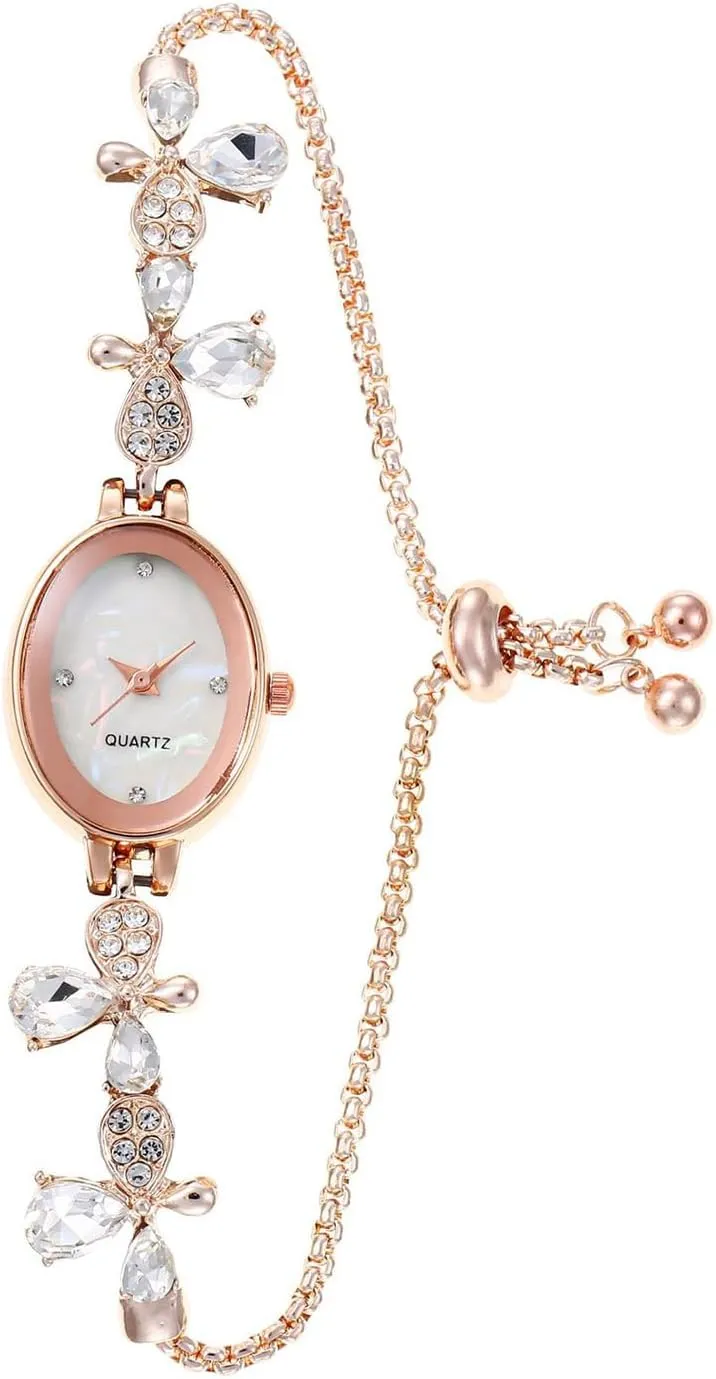 Luxury Petal enigma clan Casual Bracelet Watch Simulated Quartz Watches for Women BESTKANG Women's Watch 