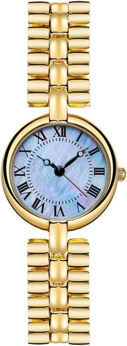 Luxury Vintage Dial Watch Women's Alloy Bracelet Watches Waterproof Quartz Watch careless Reginald Fashion 