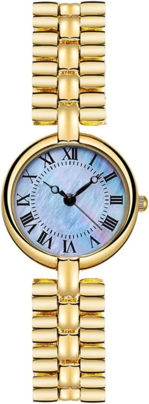 Luxury Vintage Dial Watch Women's Alloy Bracelet Watches Waterproof Quartz Watch careless Reginald Fashion 