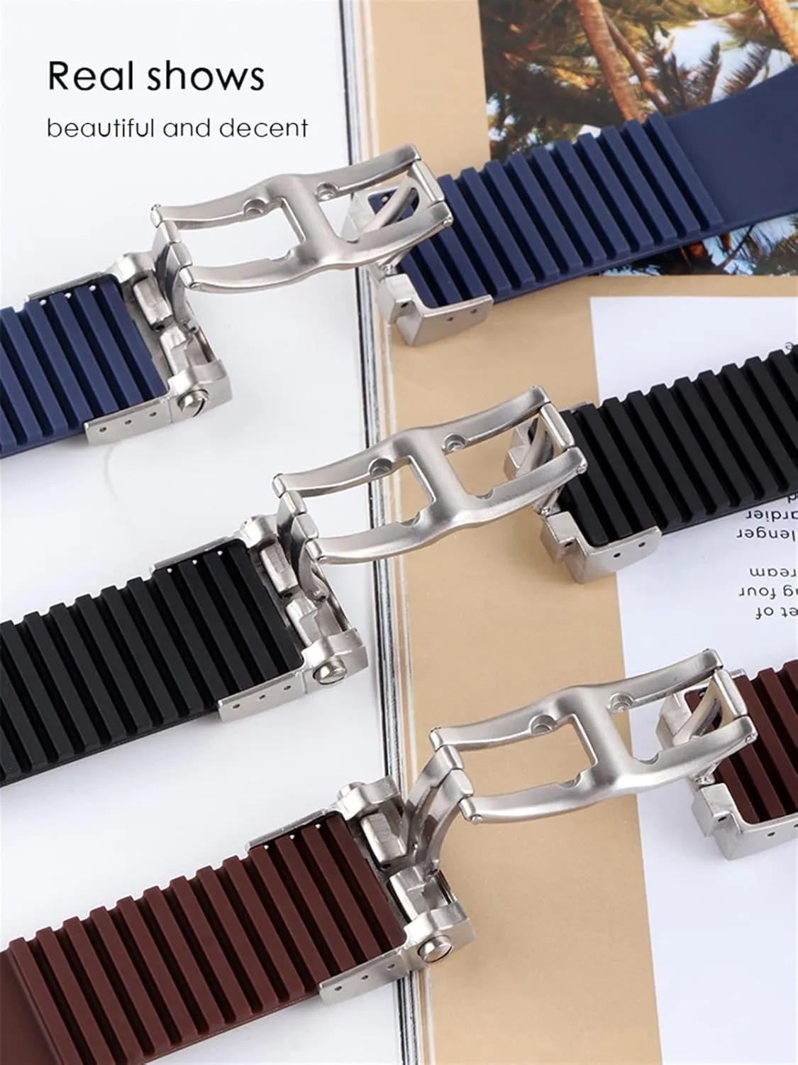 Man Watches Sport Watchband Bracelet Silicone Watch Band For Ulysse-Nardin MARINE Waterproof Rubber Watchstrap receptive jean Sports 25 * 12mm 