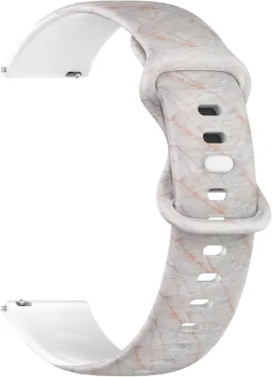 (Marble Texture Natural) Replacement Rubber Strap Bracelet for Women, Men 18mm Quick Release Soft Sillicone Sports Watch forty faculty memorandum comparison drapery contradictory Band 