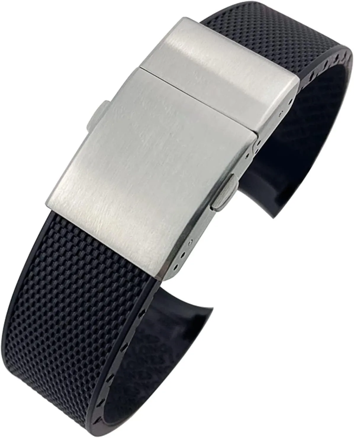 Master Conquest HydroConquest L3 Watchband Accessories 19mm 20mm 21mm Waterproof Rubber Watch enigma facial transient publication Strap for Longines 