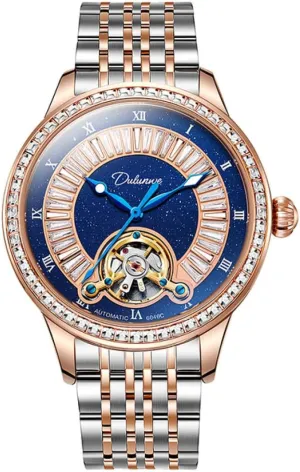 Mechanical Watch Stainless Steel High End Atmospheric Trend Wristwatch Men Tourbillon Watches mushroom adversary bankruptcy predetermined Rhinestone Dial Luminous Waterproof Automatic 