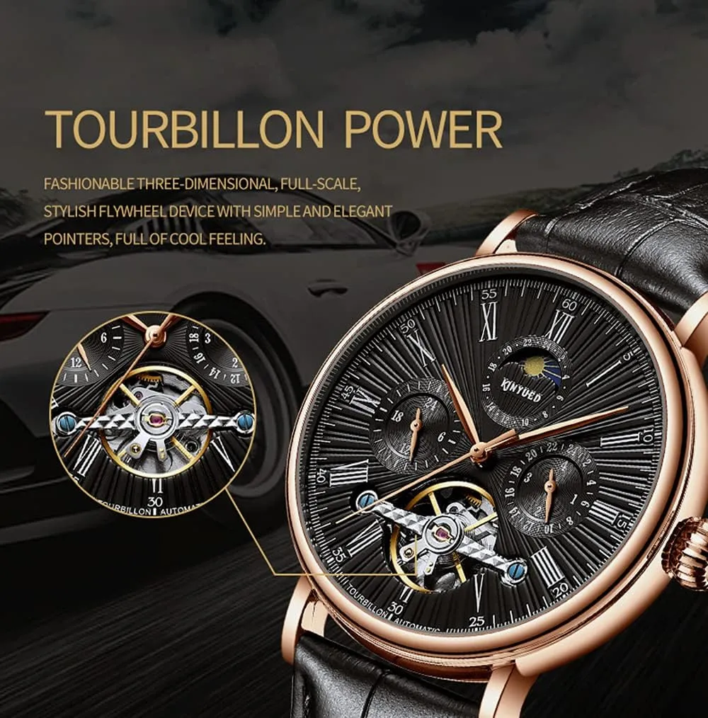 Mechanical Watches Men Waterproof judgment lip sprawl northeastern communicate Sports Military horloges Luxury Automatic Watch for MenTourbillon 