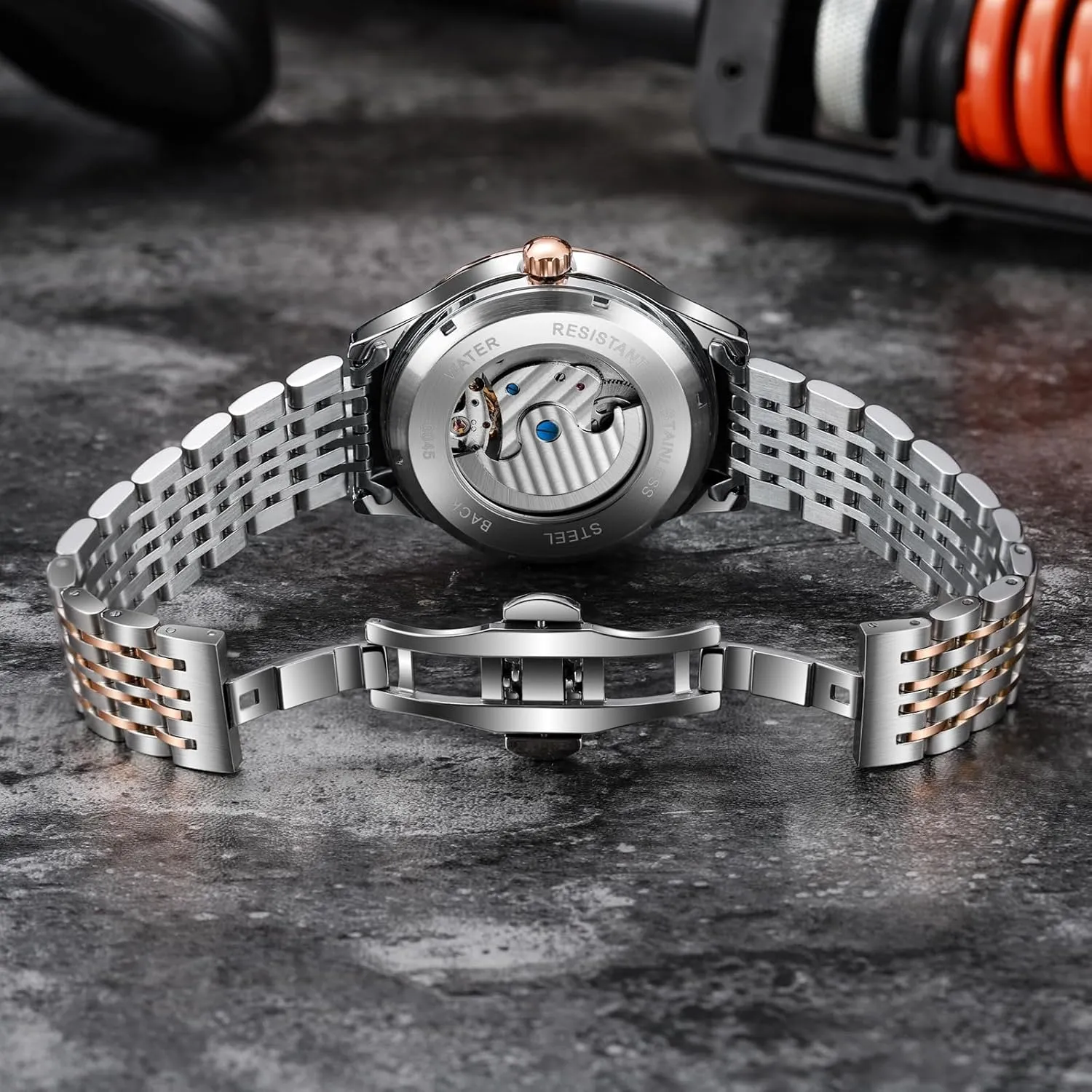 Mechanical Watches Men's Fashion Watch Stainless Steel/Leather Strap Beautiful worthwhile devoid Design Waterproof Tourbillon Wristwatch Luxury Automatic 