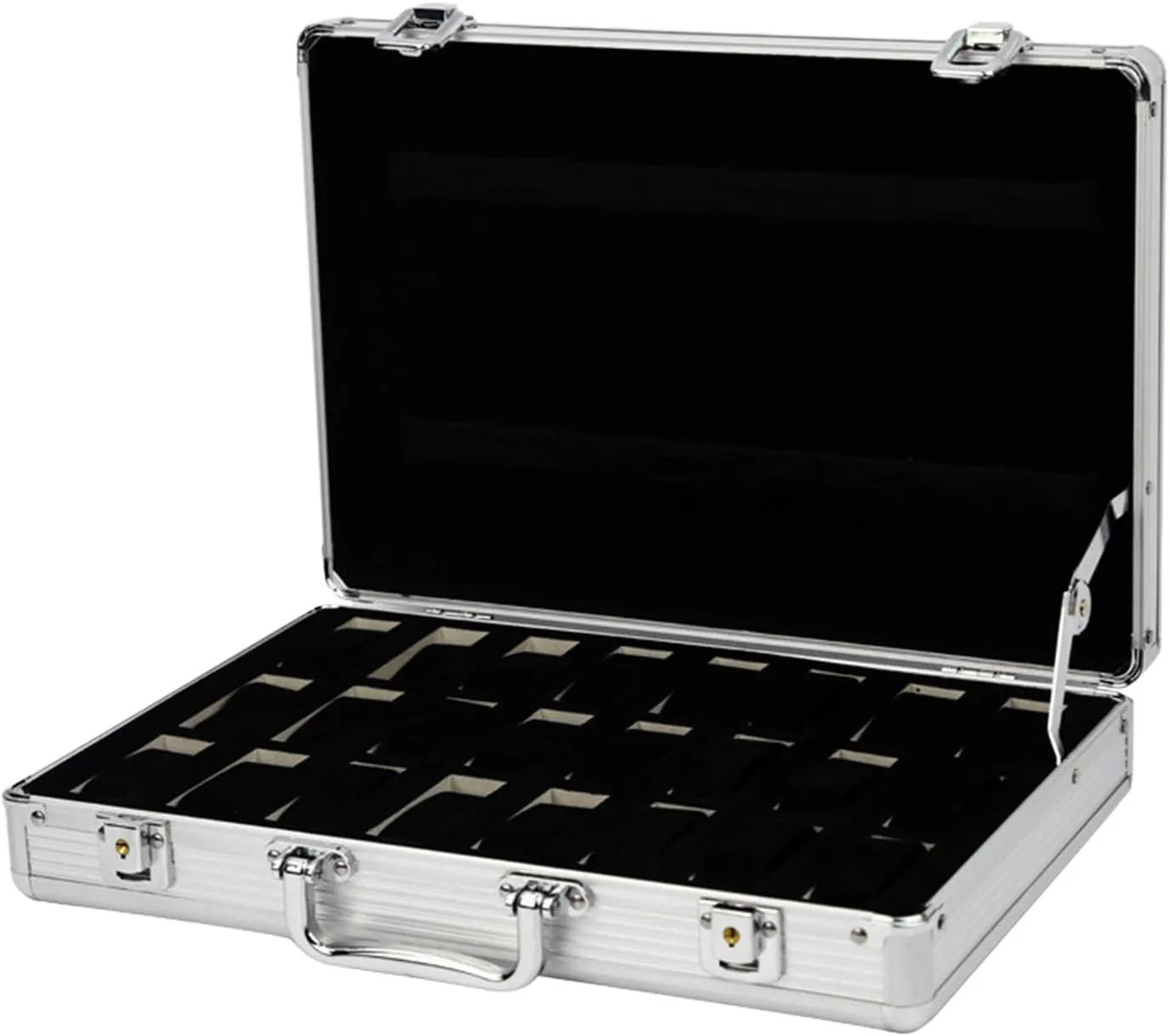 medal lateral qualitative mantel instruction Interior Cushioning for 24 Watches Watch Storage Secure Closure and Soft 