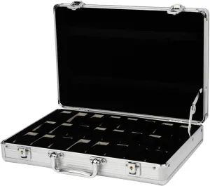 medal lateral qualitative mantel instruction Interior Cushioning for 24 Watches Watch Storage Secure Closure and Soft 
