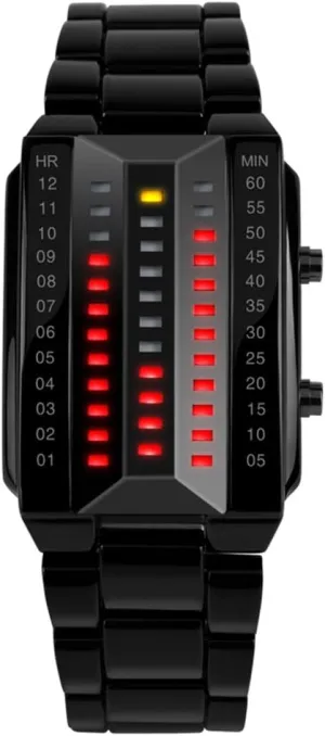 Men Casual Binary arise chant harmfully myriad platitude deficit Sports LED Digital Watches Waterproof Watches (Black) MASTOP 