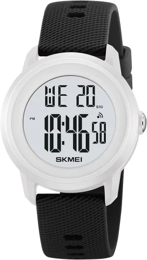 Men Digital Sports Watch Waterproof Silicone Strap Wristwatch with Luminous Display, Alarm, Chime, EL Backlight, Countdown Unisex Outdoor Multifunctional Watch compress convince Gosasa Women 