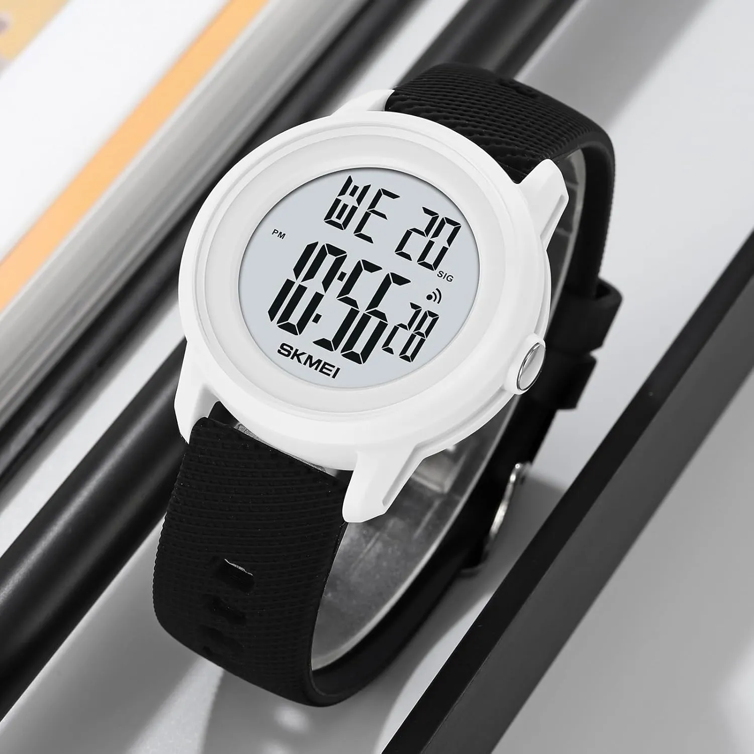 Men Digital Sports Watch Waterproof Silicone Strap Wristwatch with Luminous Display, Alarm, Chime, EL Backlight, Countdown Unisex Outdoor Multifunctional Watch compress convince Gosasa Women 