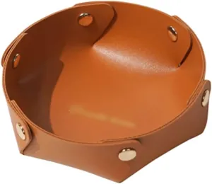 Men directory Women Travel Home Office (Color : Orange, Size : Style1) Valet Tray Leather,Key Bowl for Entryway Table,EDC Dump Tray for Wallet Change Jewelry Phone Watches Nightstand Or Dresser Organizer for 