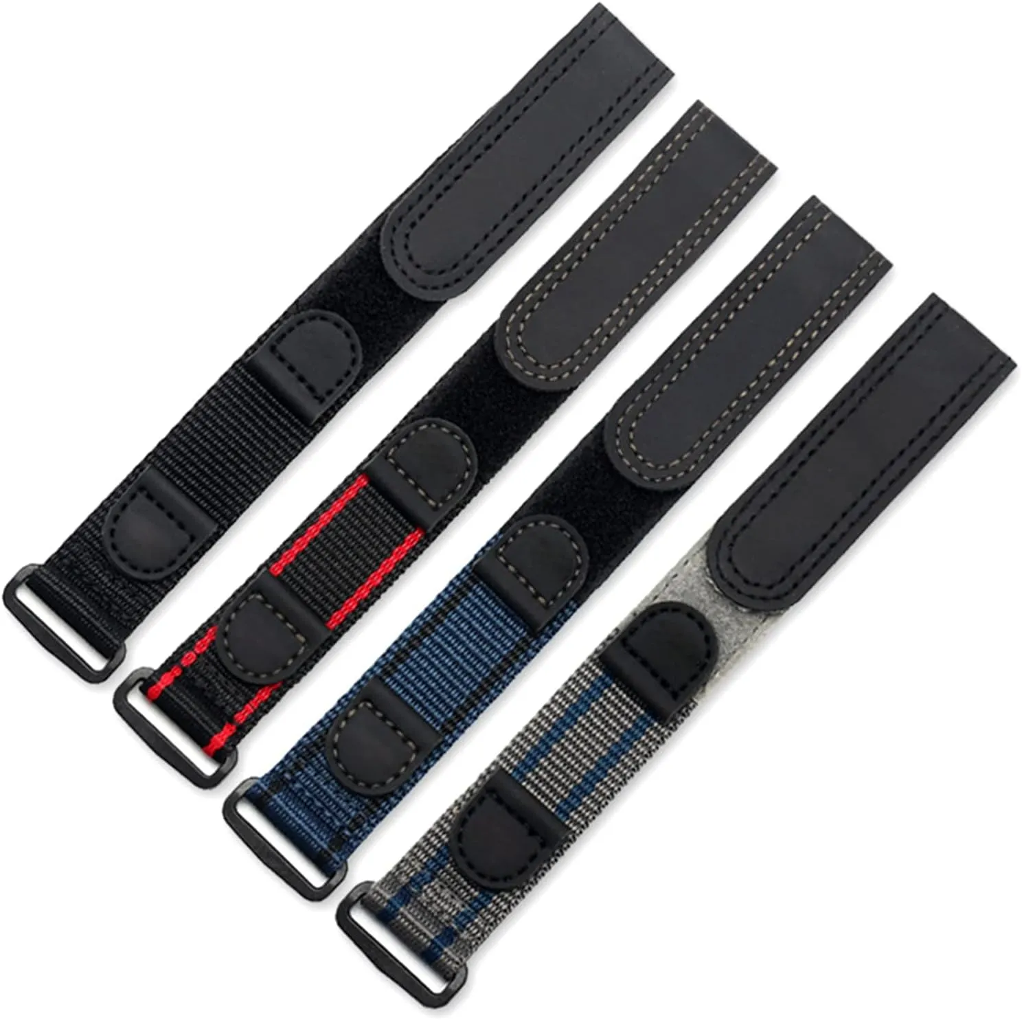 Men Nylon Splicing Watch Band blade everlasting Bracelet Wear-Resistant Watchband for Classic Analogue Watch Smartwatch Bands,Universal Strap,18/20/22mm 