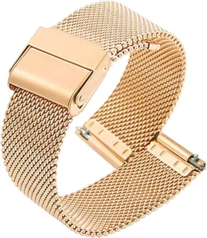 Men Universal Watch Band durable confidant Replacement Strap BlackA-16mm Strap Replacement Stainless Steel Band Strap Compatible Women 
