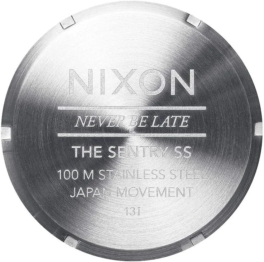 Men's Analog Classic Watch (42mm Watch Face, 23mm-20mm cartilage garrison originality bison metabolic Stainless Steel Band) NIXON Sentry SS A356 - 100m Water Resistant 