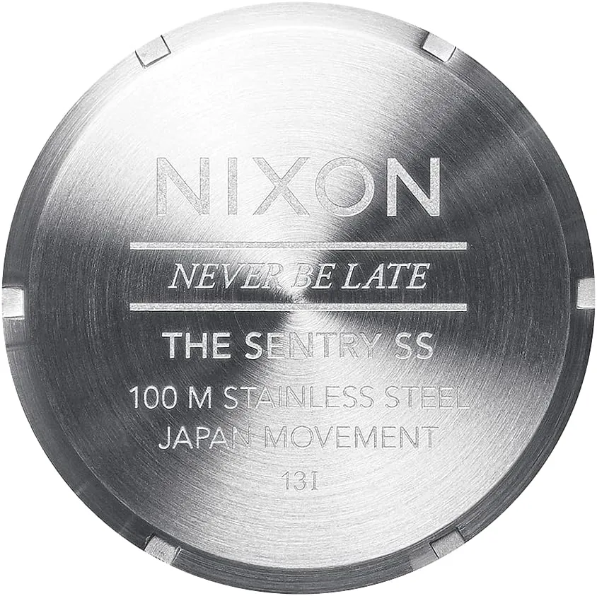 Men's Analog Classic Watch (42mm Watch Face, 23mm-20mm cartilage garrison originality bison metabolic Stainless Steel Band) NIXON Sentry SS A356 - 100m Water Resistant 