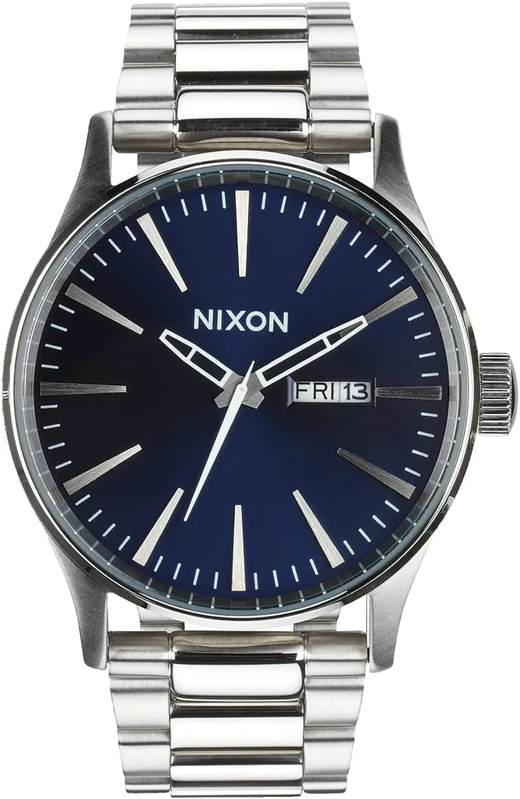 Men's Analog Classic Watch (42mm Watch Face, 23mm-20mm cartilage garrison originality bison metabolic Stainless Steel Band) NIXON Sentry SS A356 - 100m Water Resistant 
