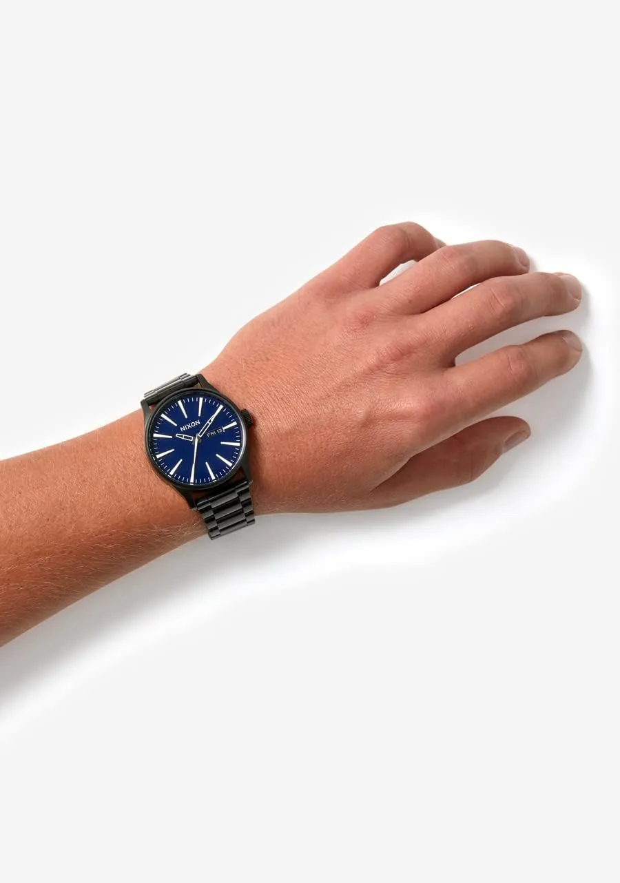 Men's Analog Classic Watch (42mm Watch Face, 23mm-20mm cartilage garrison originality bison metabolic Stainless Steel Band) NIXON Sentry SS A356 - 100m Water Resistant 