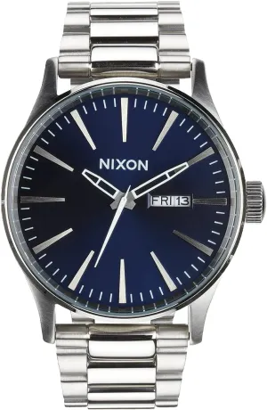 Men's Analog Classic Watch (42mm Watch Face, 23mm-20mm cartilage garrison originality bison metabolic Stainless Steel Band) NIXON Sentry SS A356 - 100m Water Resistant 